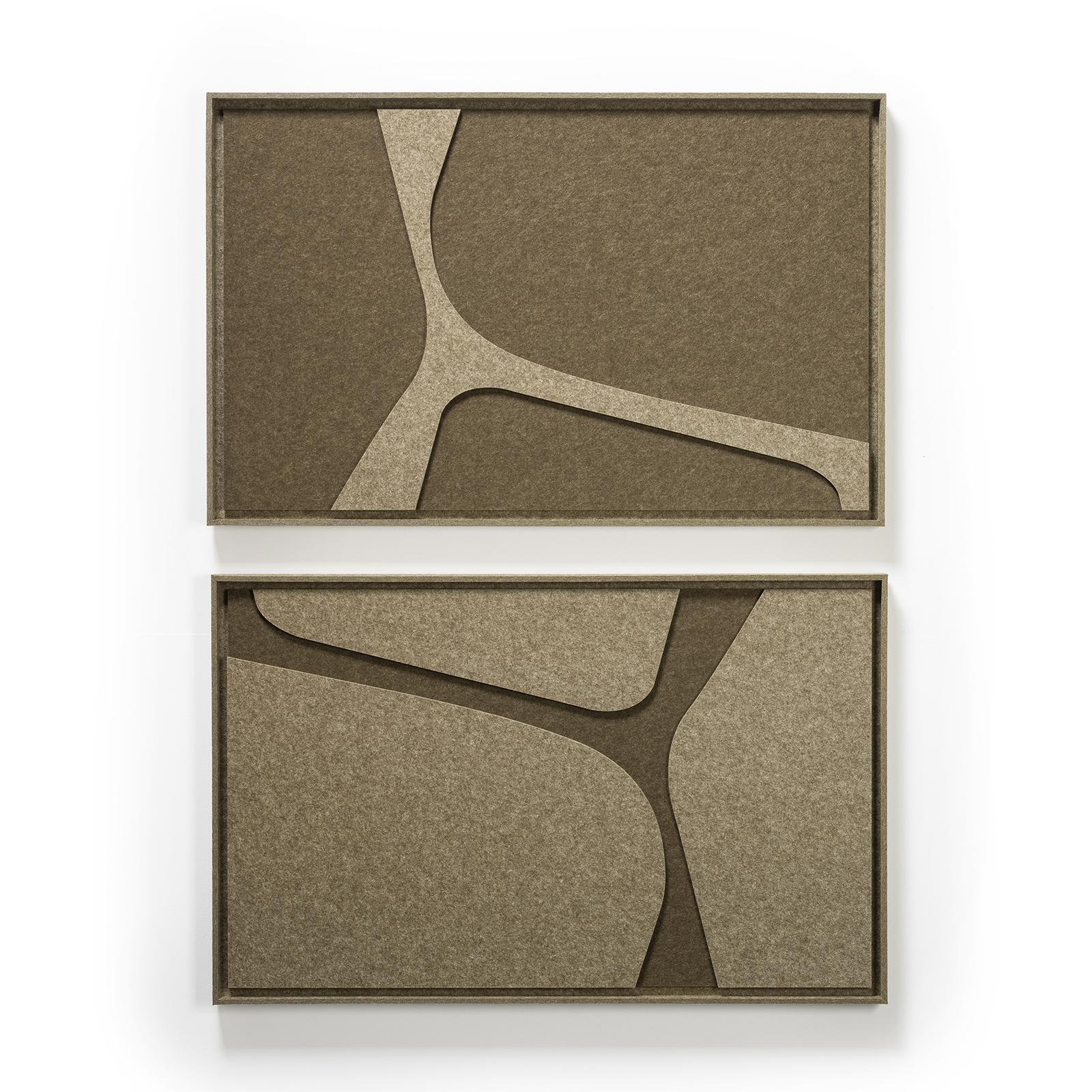 Serene Olive Mist, Paneele übereinander