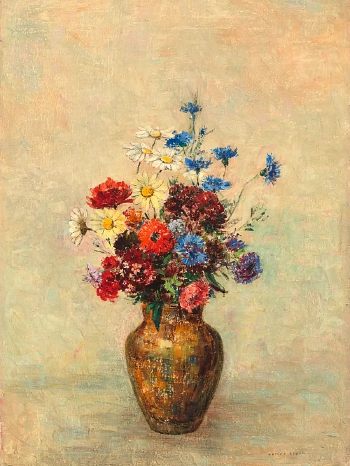 Blumen in einer Vase - artwork in frame preview