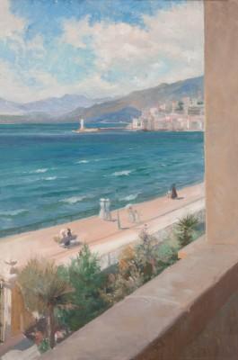 Ausblick aus meinem Fenster in Cannes - artwork in frame preview