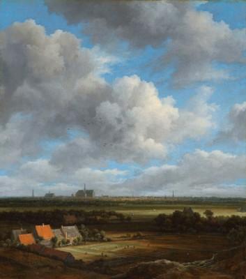 Blick auf Haarlem aus nordwestlicher perspektive