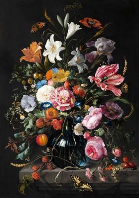 Vase mit Blumen im Freien nach Jan Davidsz de Heem