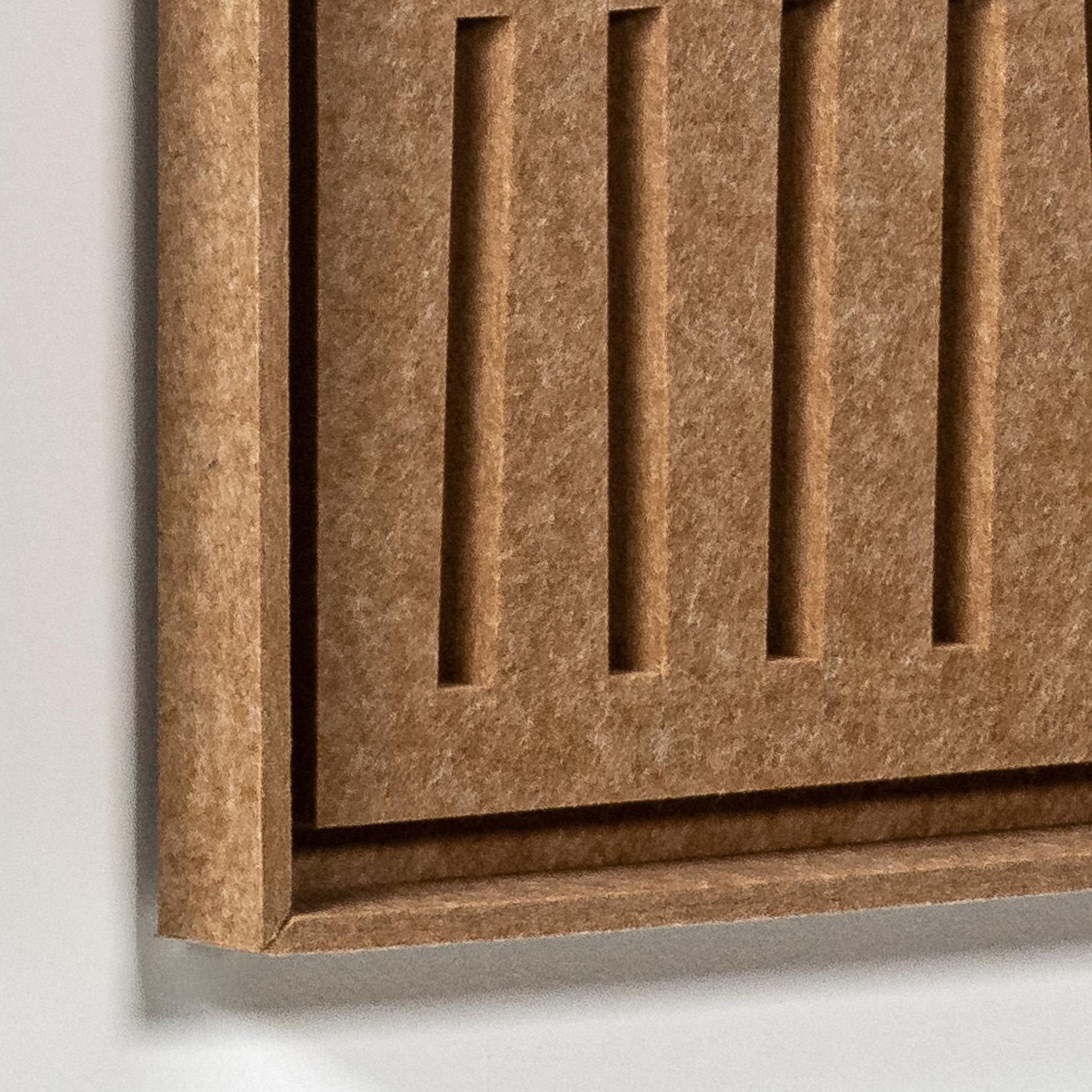 Akustikbild Harmoni Soft Dune - schallabsorbierendes 3D Filz Wandbild, 2er-Set detail preview