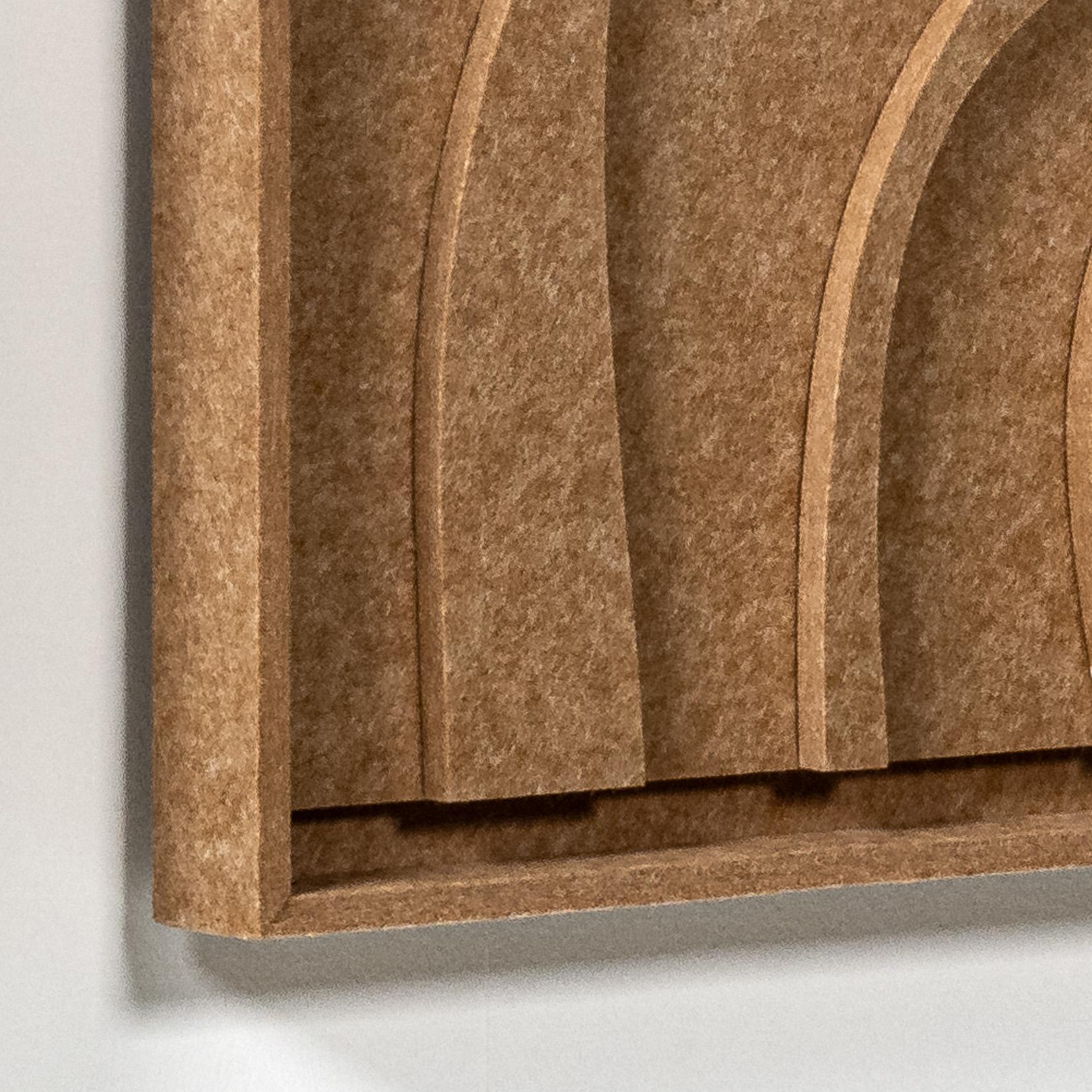 Akustikbild Oasis Soft Dune - schallabsorbierendes 3D Filz Wandbild, 2er-Set detail preview