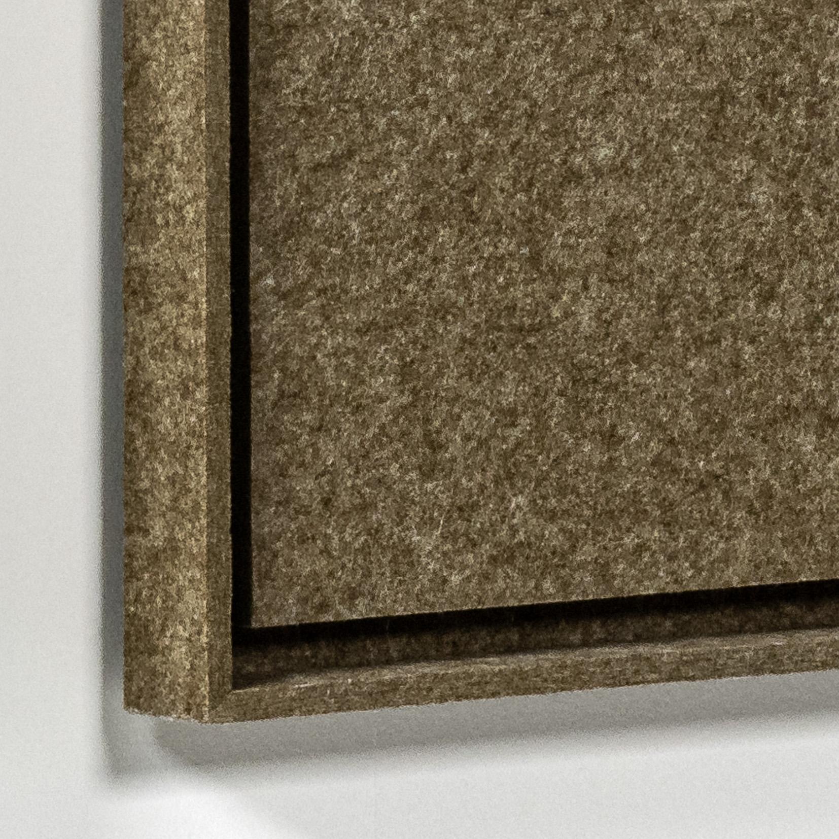 Akustikbild Estile Olive Mist - schallabsorbierendes 3D Filz Wandbild, 2er-Set detail preview