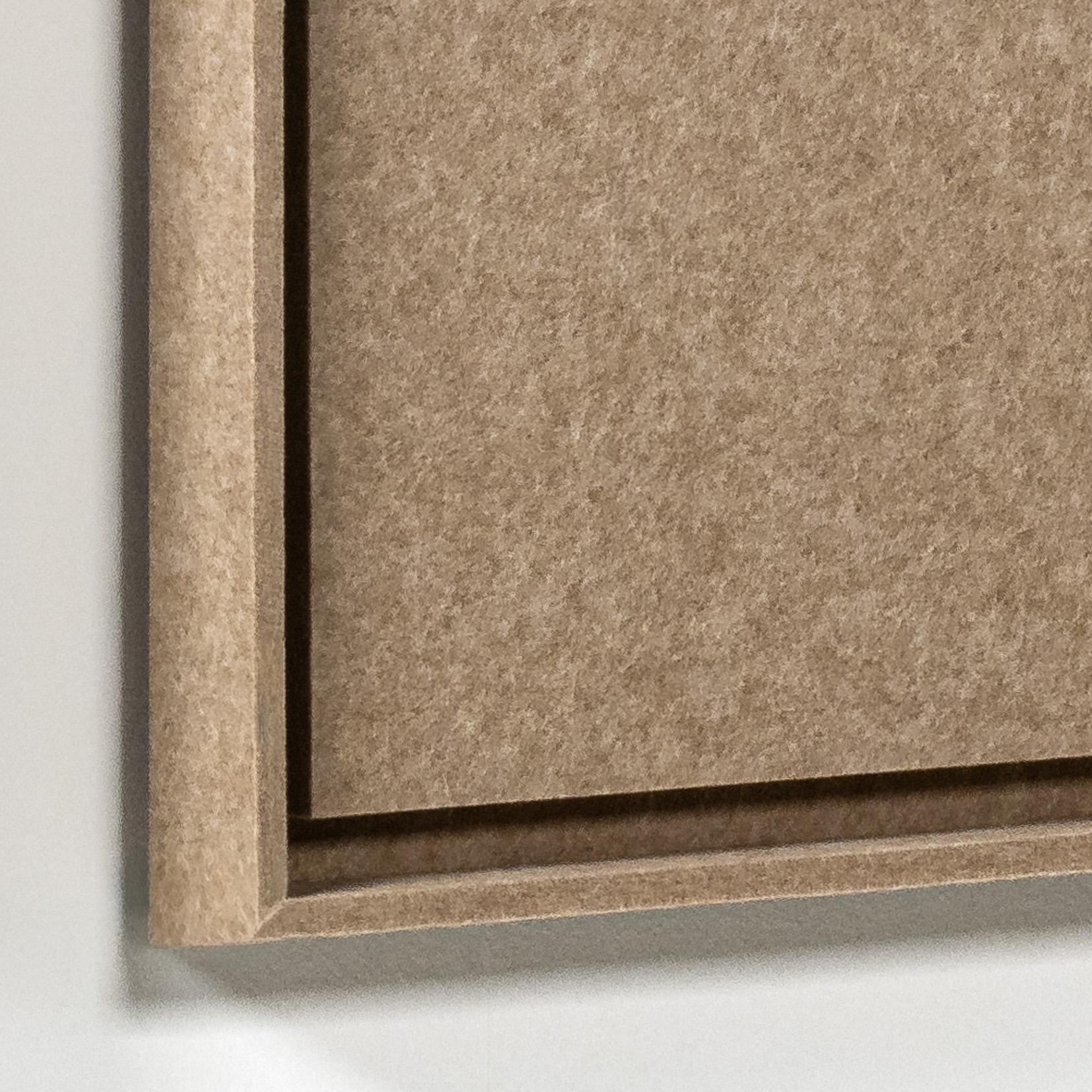 Akustikbild Estile Pale Sand - schallabsorbierendes 3D Filz Wandbild, 2er-Set detail preview