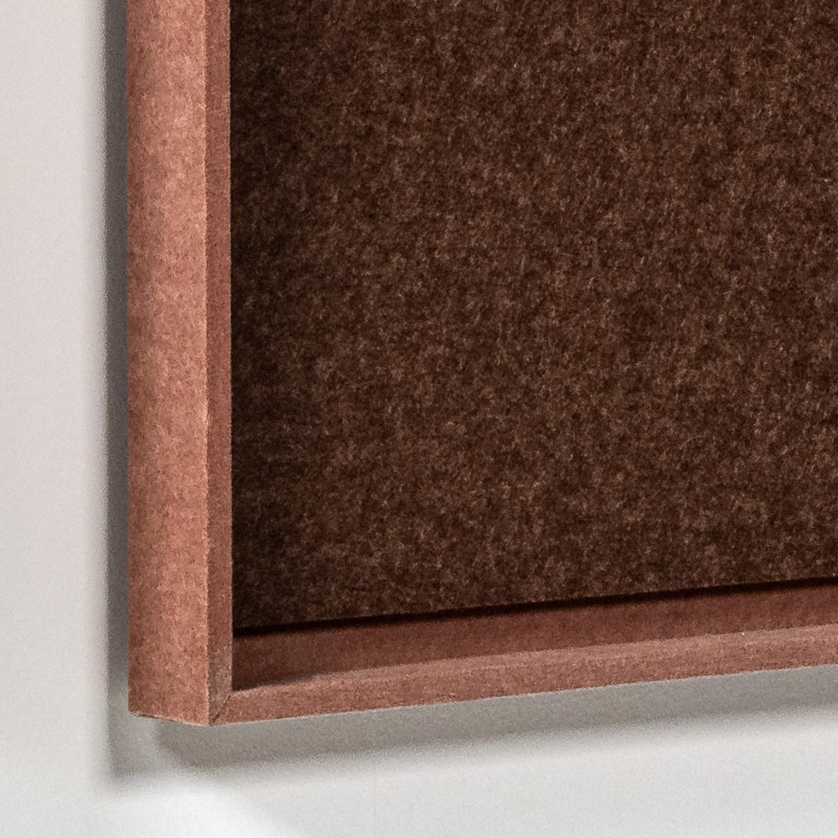 Akustikbild Serene Terra Bloom - schallabsorbierendes 3D Filz Wandbild, 2er-Set detail preview