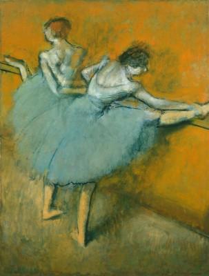 Dancers at the barre im sonnenlicht