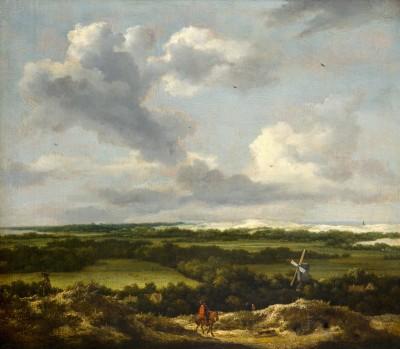Dune landscape mit weichen naturfarben - artwork in frame preview