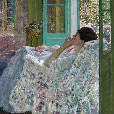 Frieseke frederick carl: lichtspiel im freien