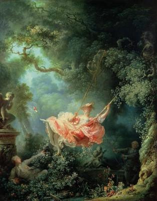 Jean honore fragonard im freien - artwork in frame preview