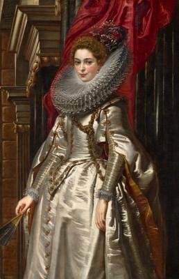 Marchesa Brigida Spinola Doria im Freien - artwork in frame preview