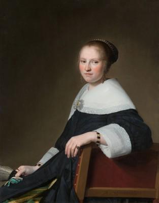 Portret van maria van strijp im freien