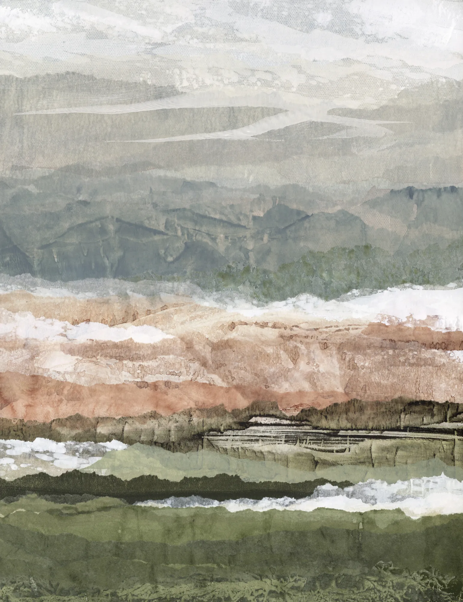 Ruhiger rückzugsort in erdigen tönen