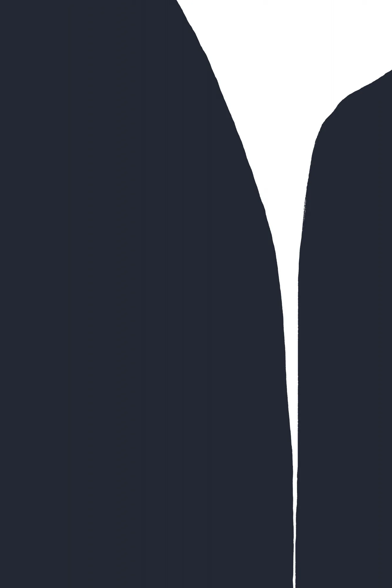 Minimalistische linien mit kontrastreichem farbspiel