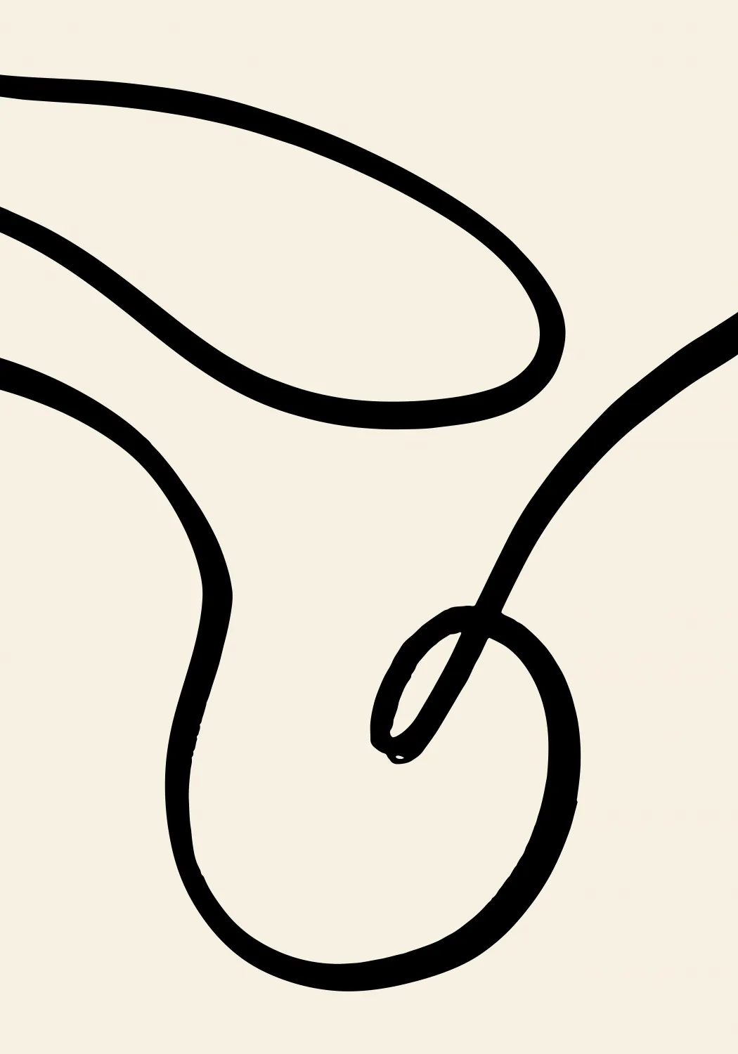 Black lines 02 von pictufy studio in vertikaler linienführung