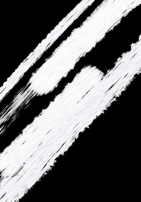 Dynamic White Strokes