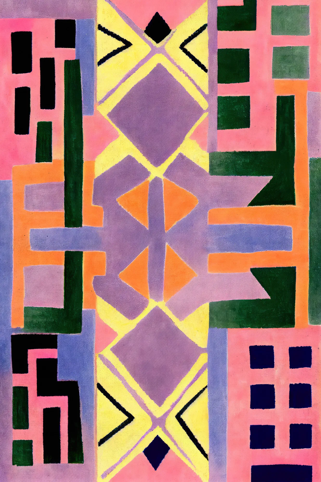 Vibrante geometrie im freiluftblick