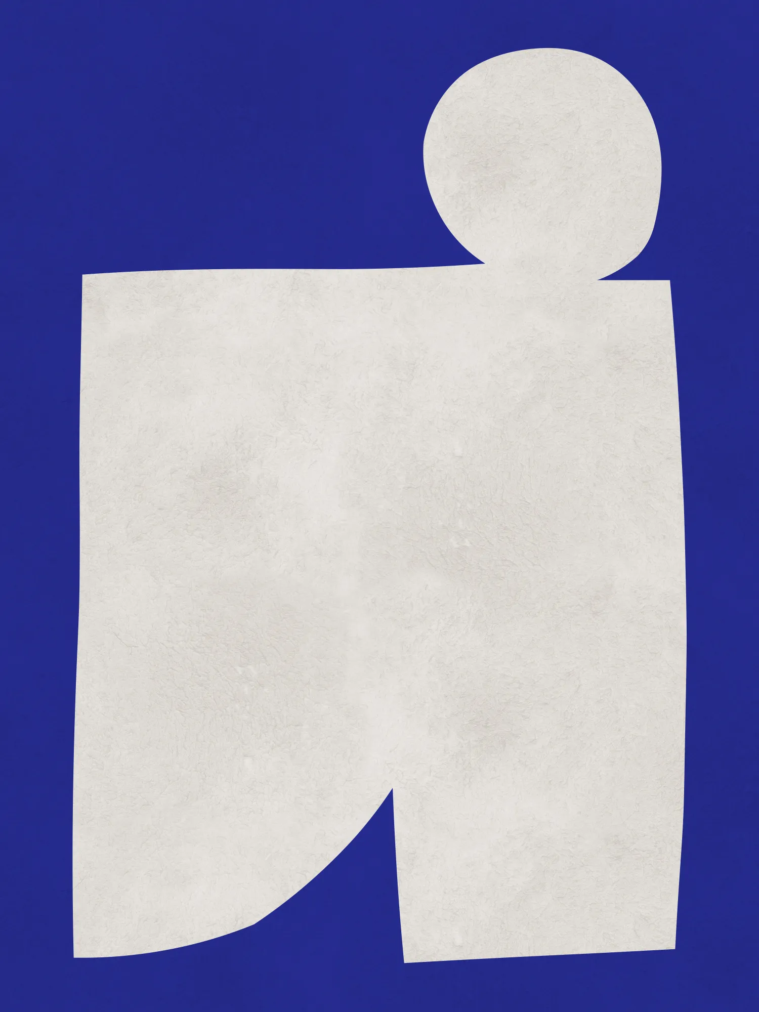 Im spiel von blau und weiß