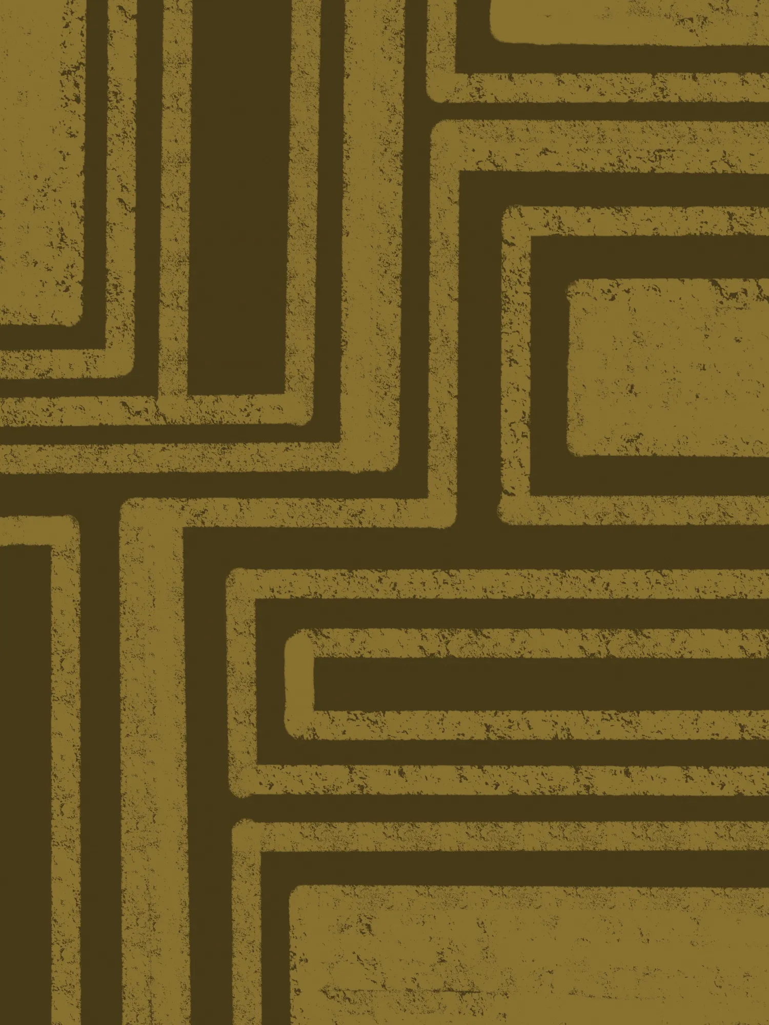 Earthy olive maze lines von yuli saputra