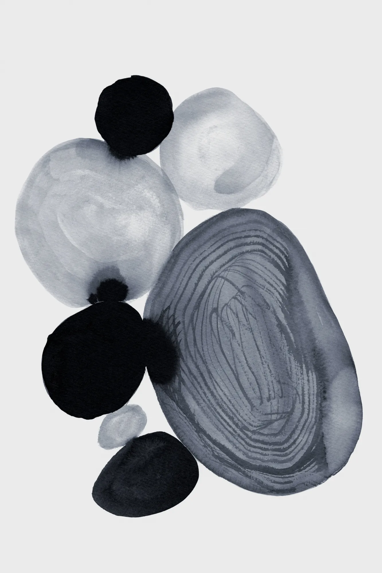 Zen garden stones 02 von danushka abeygoda