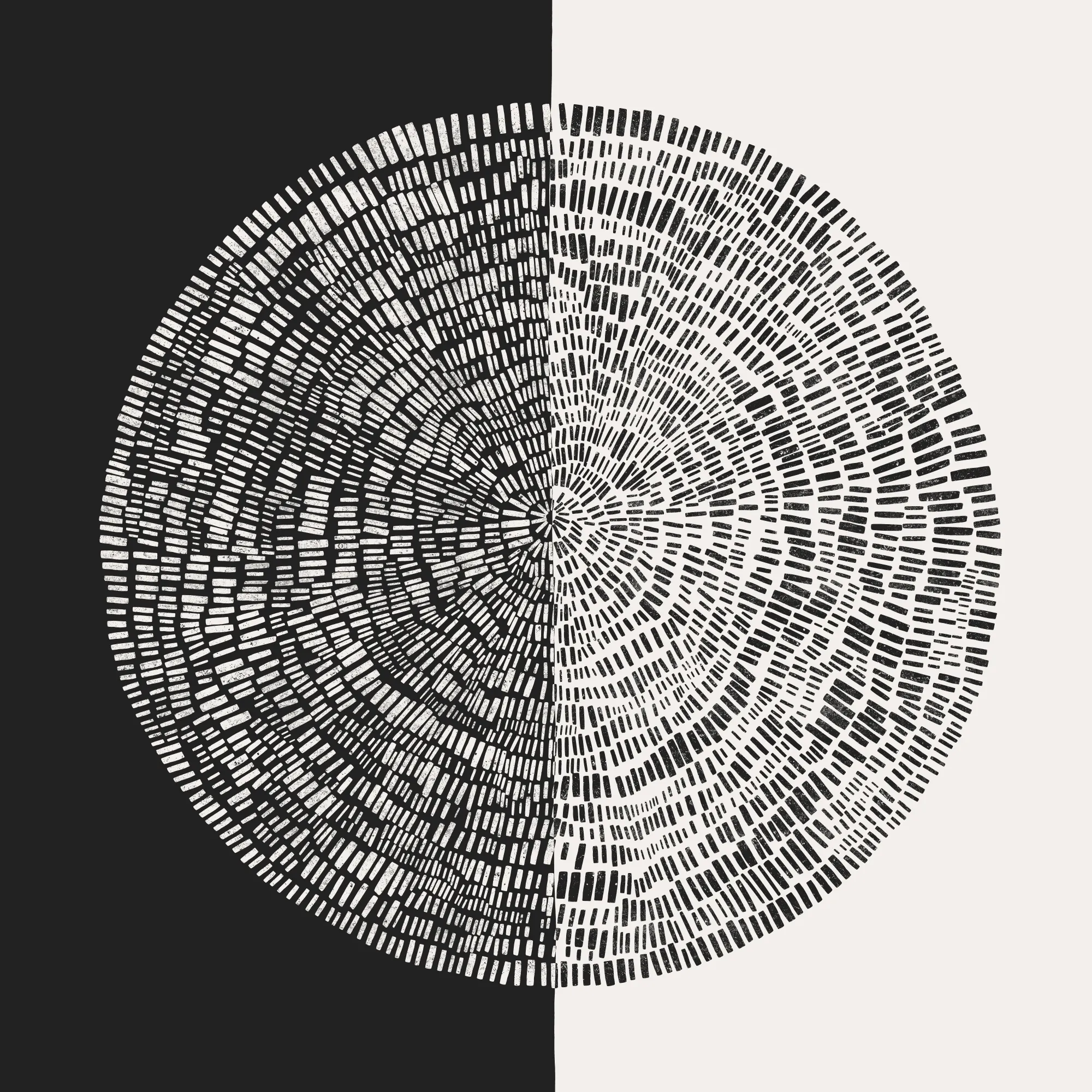 Convergence von Cats And Dotz als abstrakte quadratische Illustration