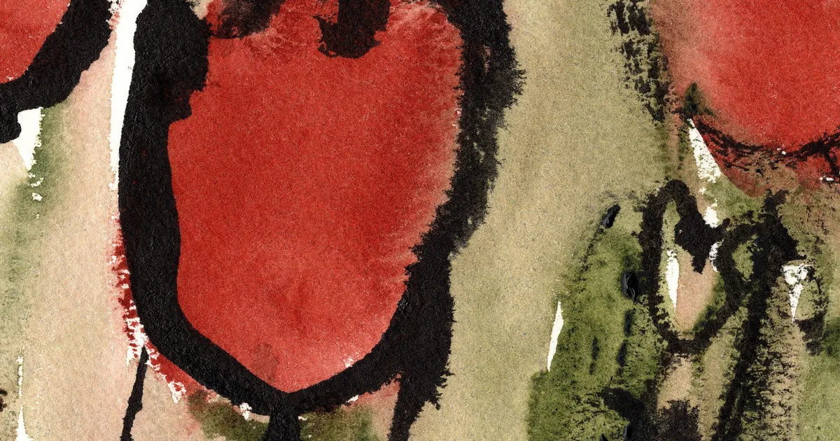 Tulpen im verwaschenen wasserfarbenstil