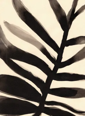 Branches in Black and Beige I