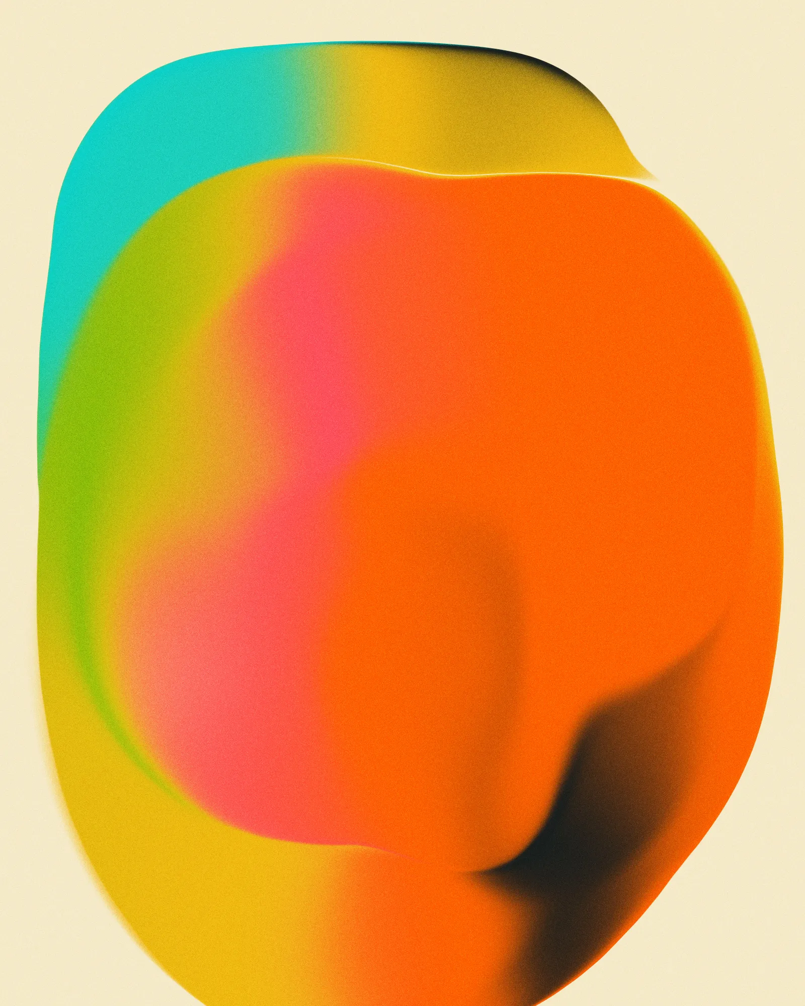 Smudge 2 von jazzberry blue in orange