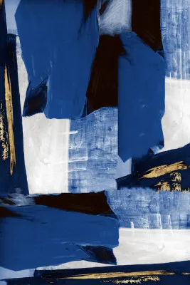 Navy gold shapes 1 von cartissi in vertikaler anordnung