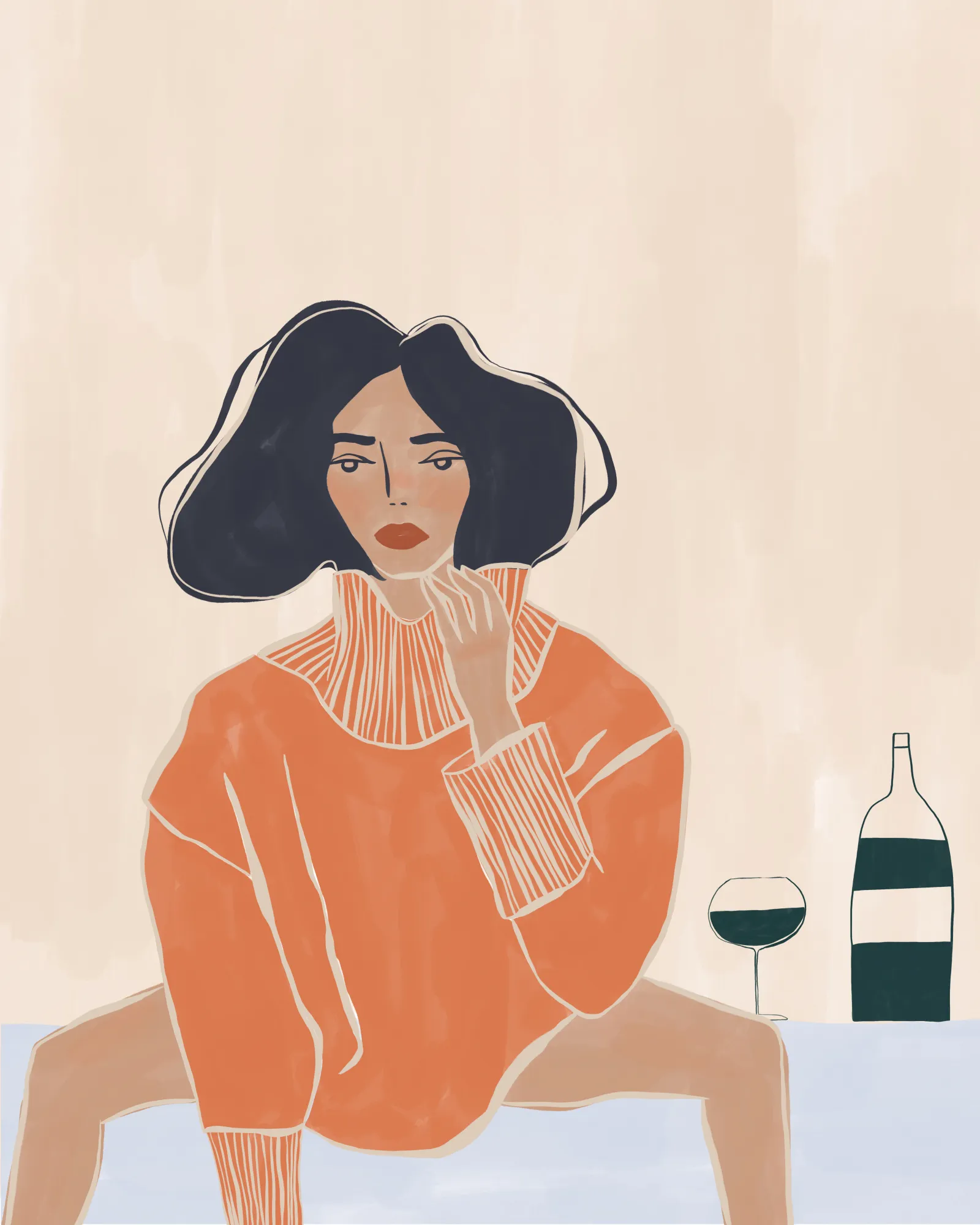 It's a mood von ivy green illustrations