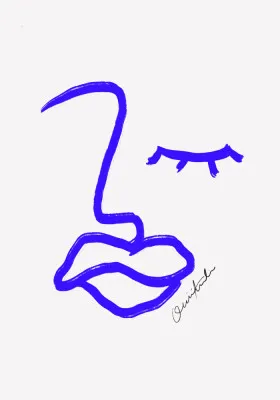 Blue line expression von athene fritsch