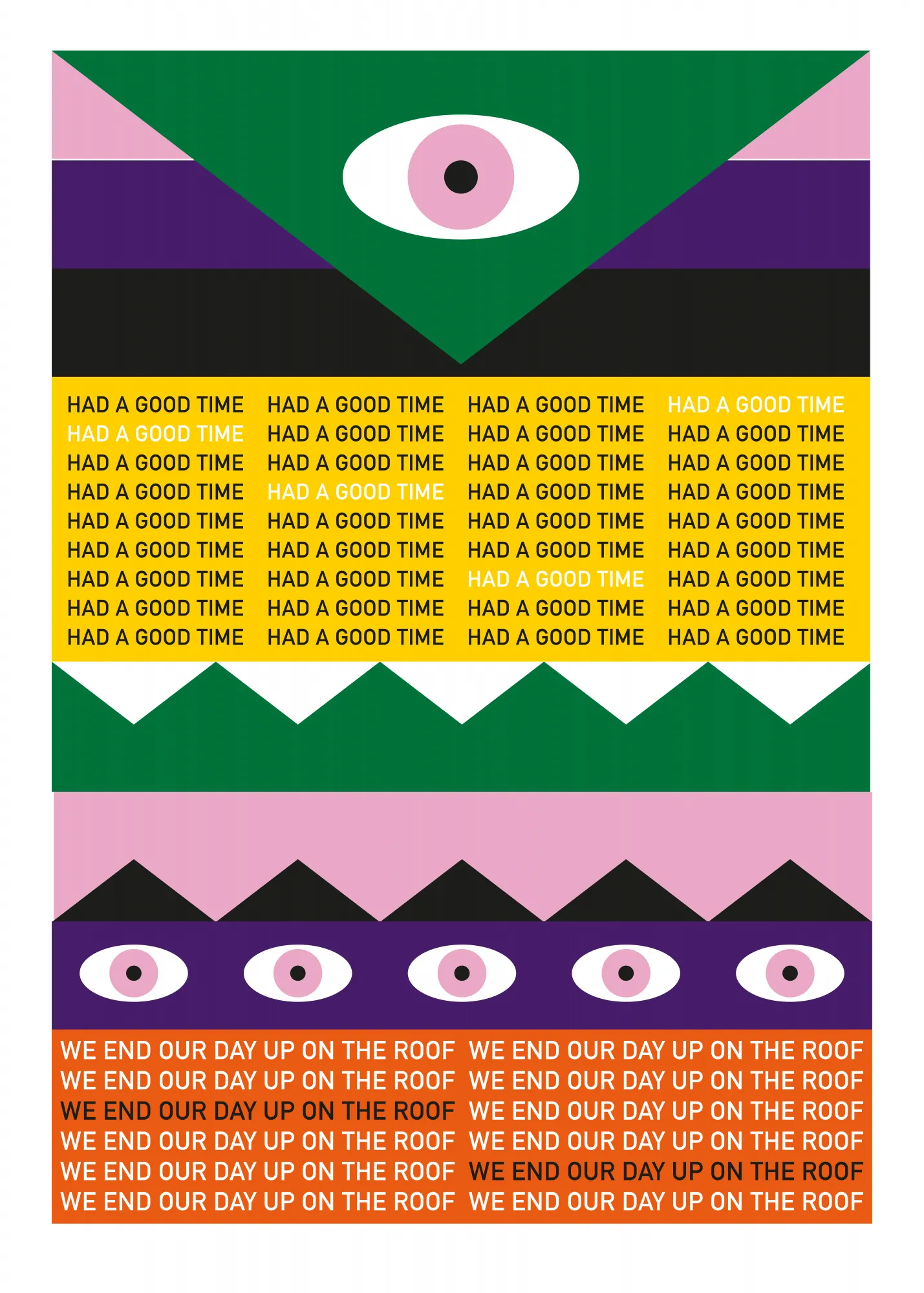Gute stimmung bei sonnenuntergang in rosa tönen