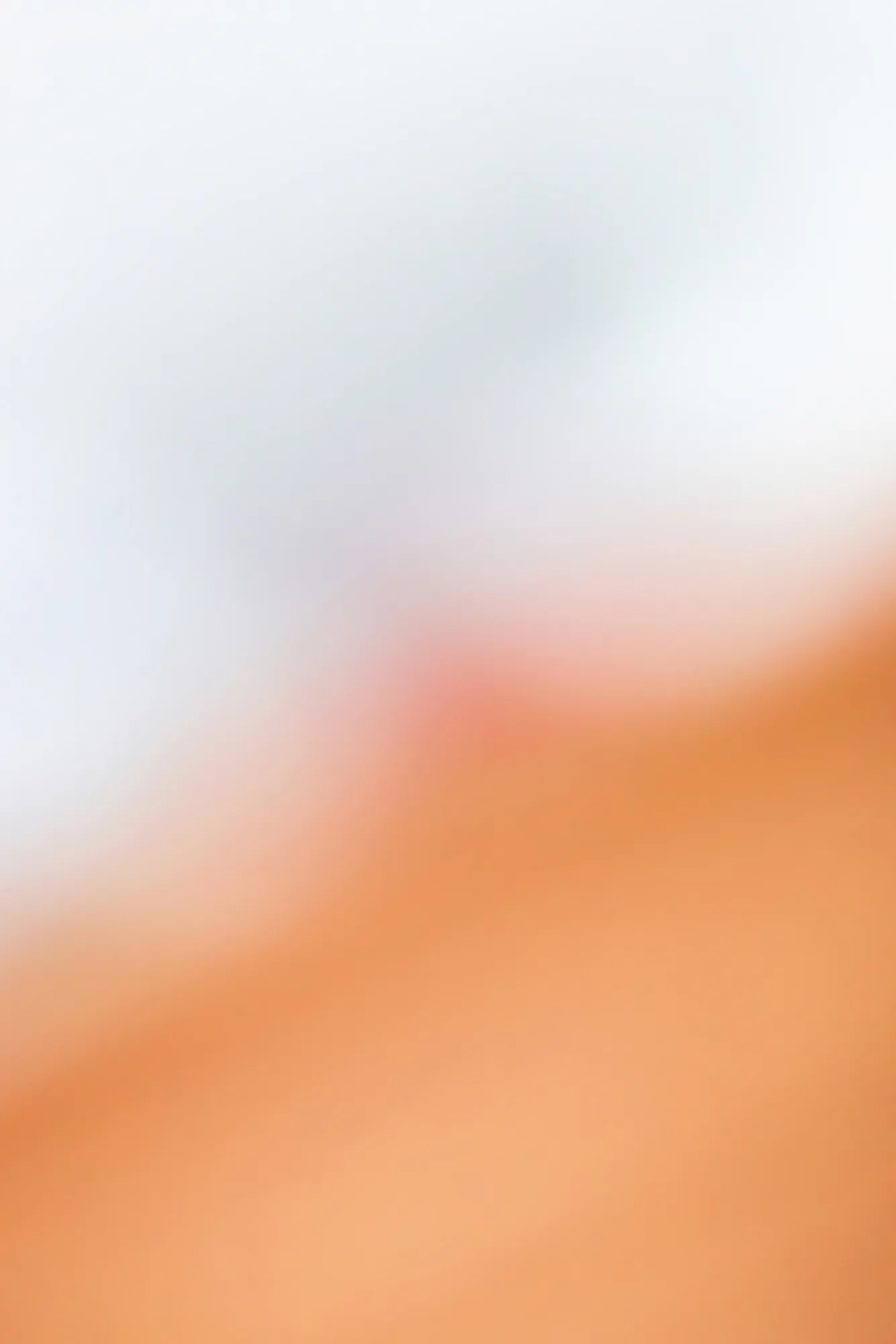 Verschwommene landschaft in pastelltönen