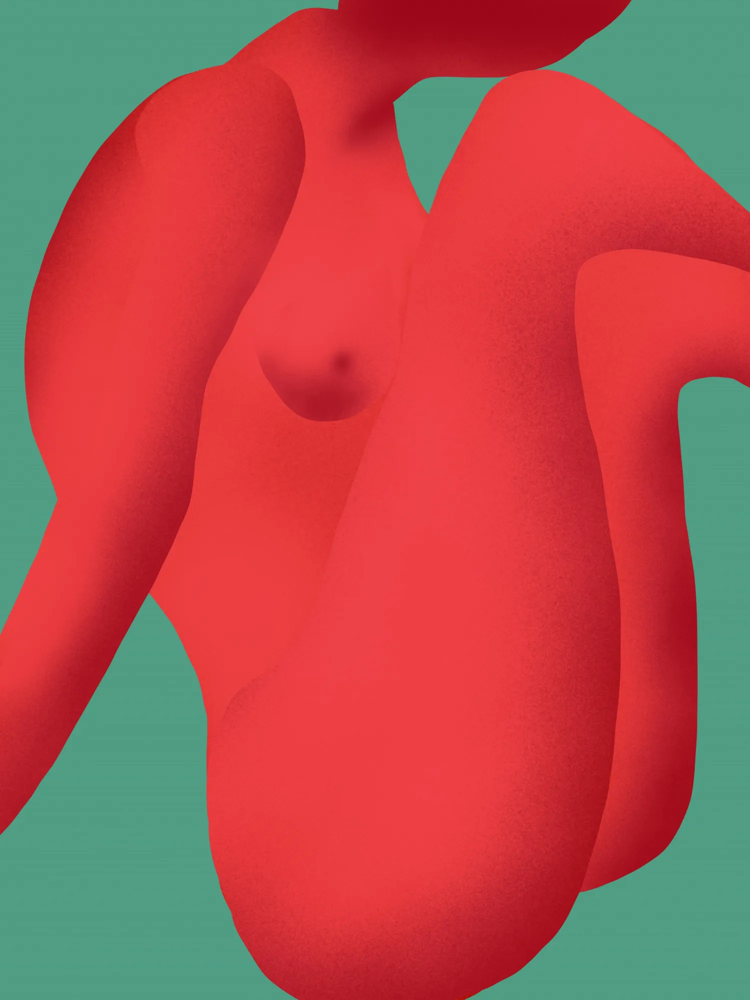 Color nude 19 von little dean in vertikaler illustration