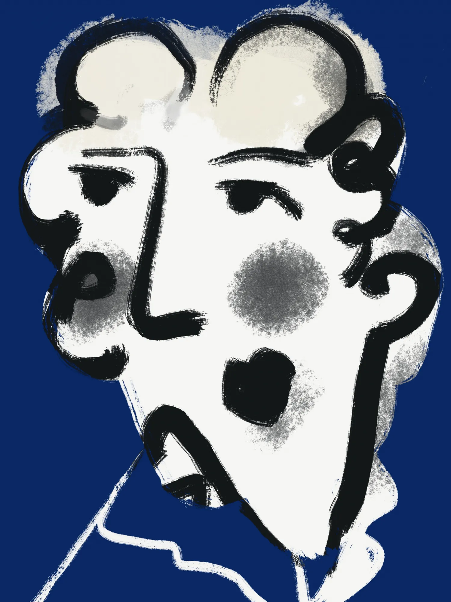 Porträt in blau von little dean