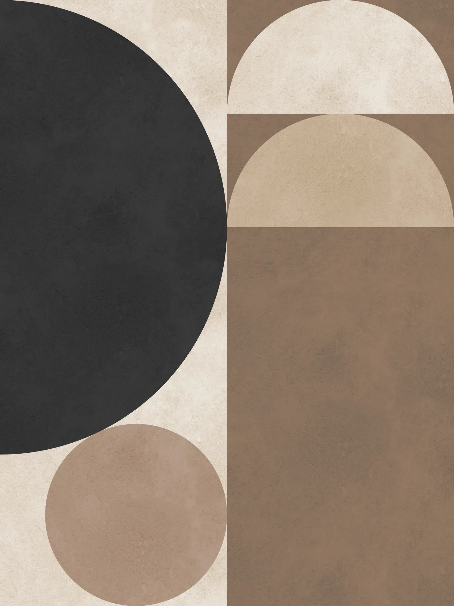 Brown geometry 6 von vitor costa in warmen erdtönen