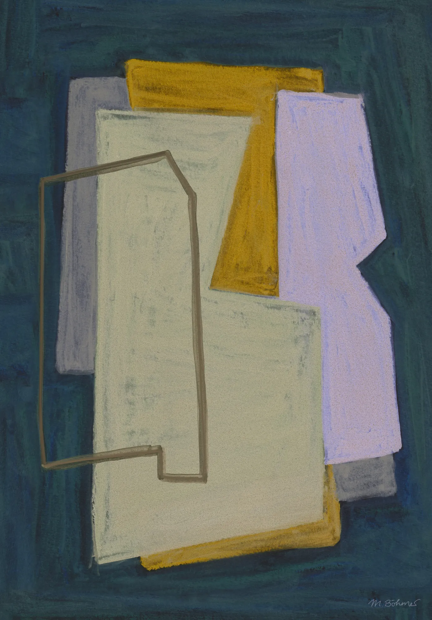 Chalk and shapes 1 von mareike böhmer