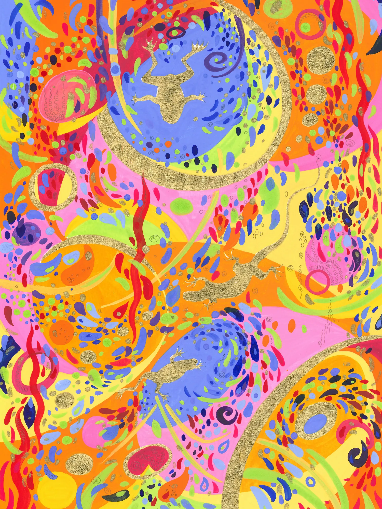 Farbspiel im amphibienpool von isabelle brent