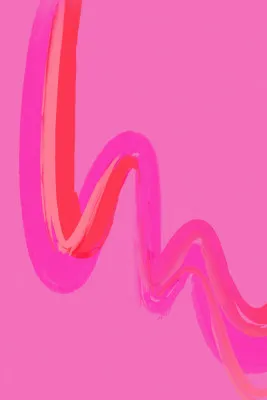 Neon waves von treechild in pink und lila