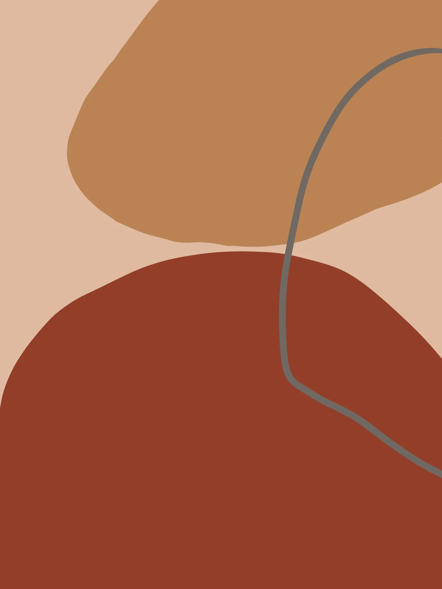 Ruhiger moment im grünen außenbereich