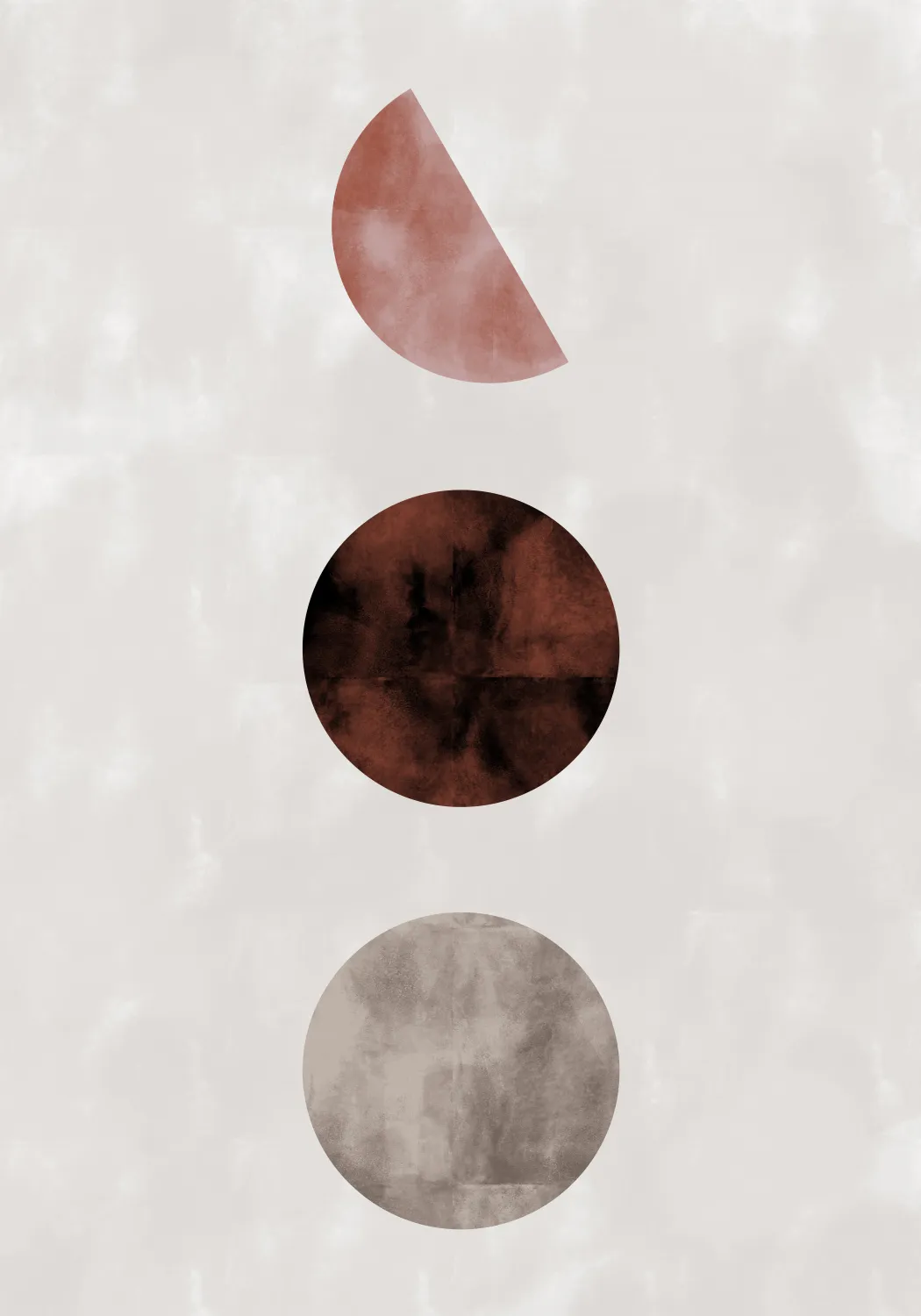 Abstrakte outdoor-illustration mit geometrischen formen