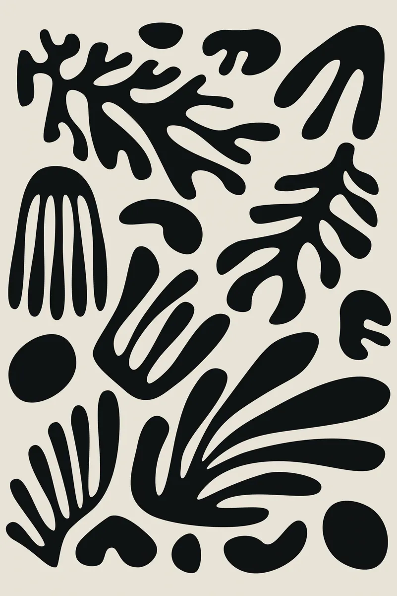 Henri matisse black algae collection #3