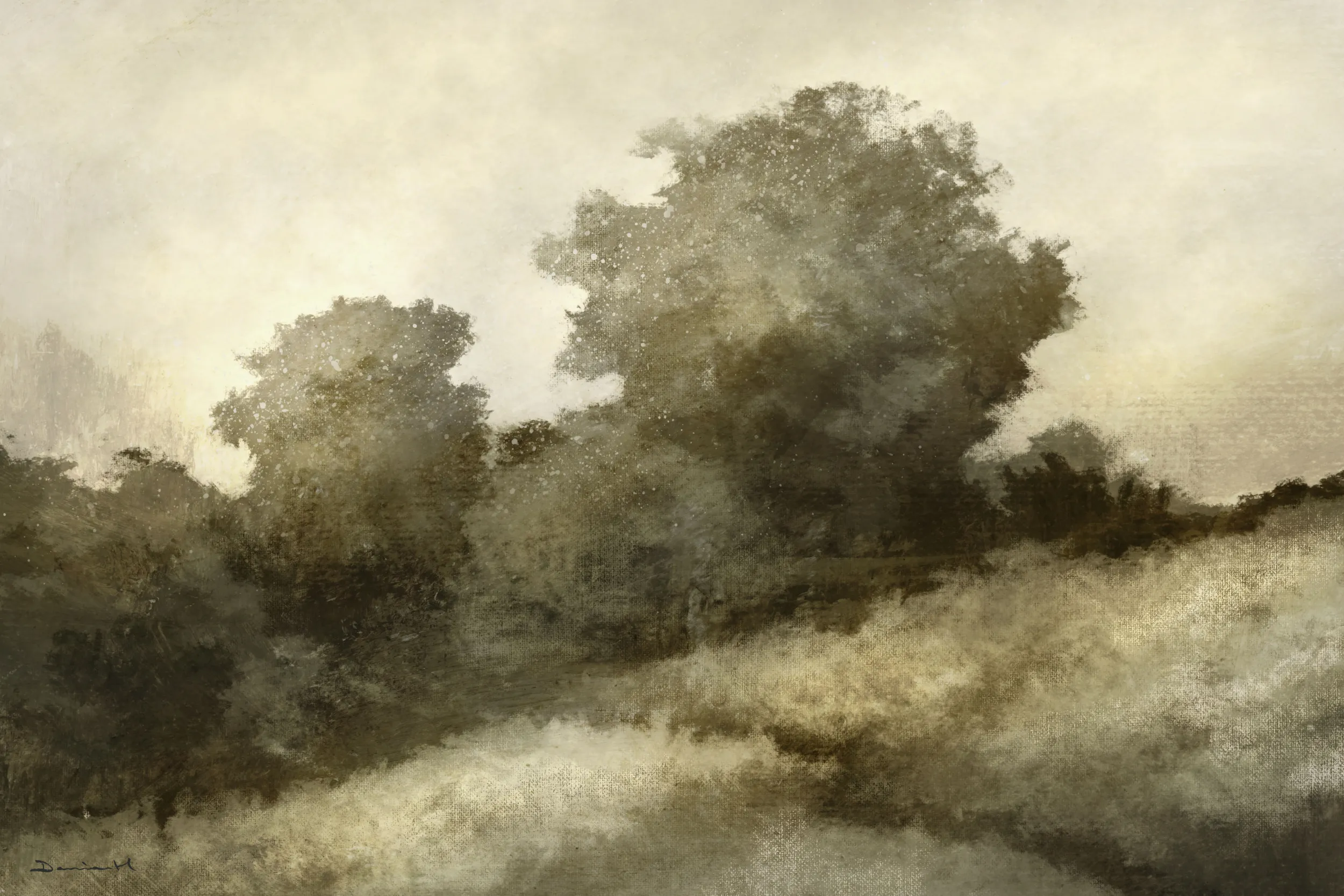 Devon hill von dan hobday in horizontaler landschaft