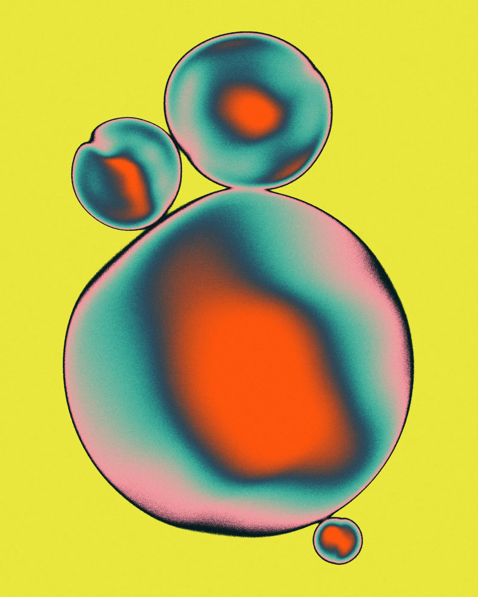 Farbenfrohes outdoor-abenteuer in geometrie und licht