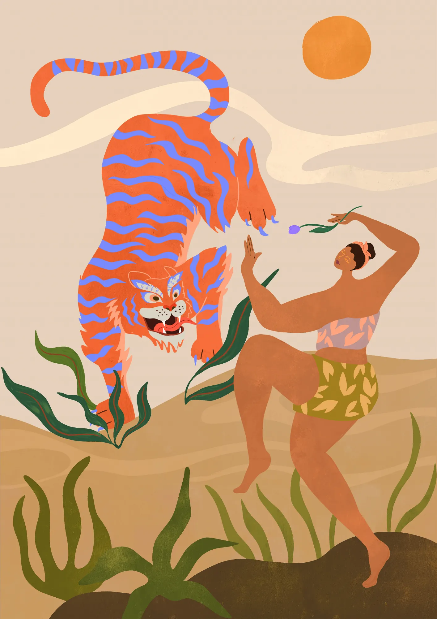 Dance with me von arty guava in farbenfroher szene