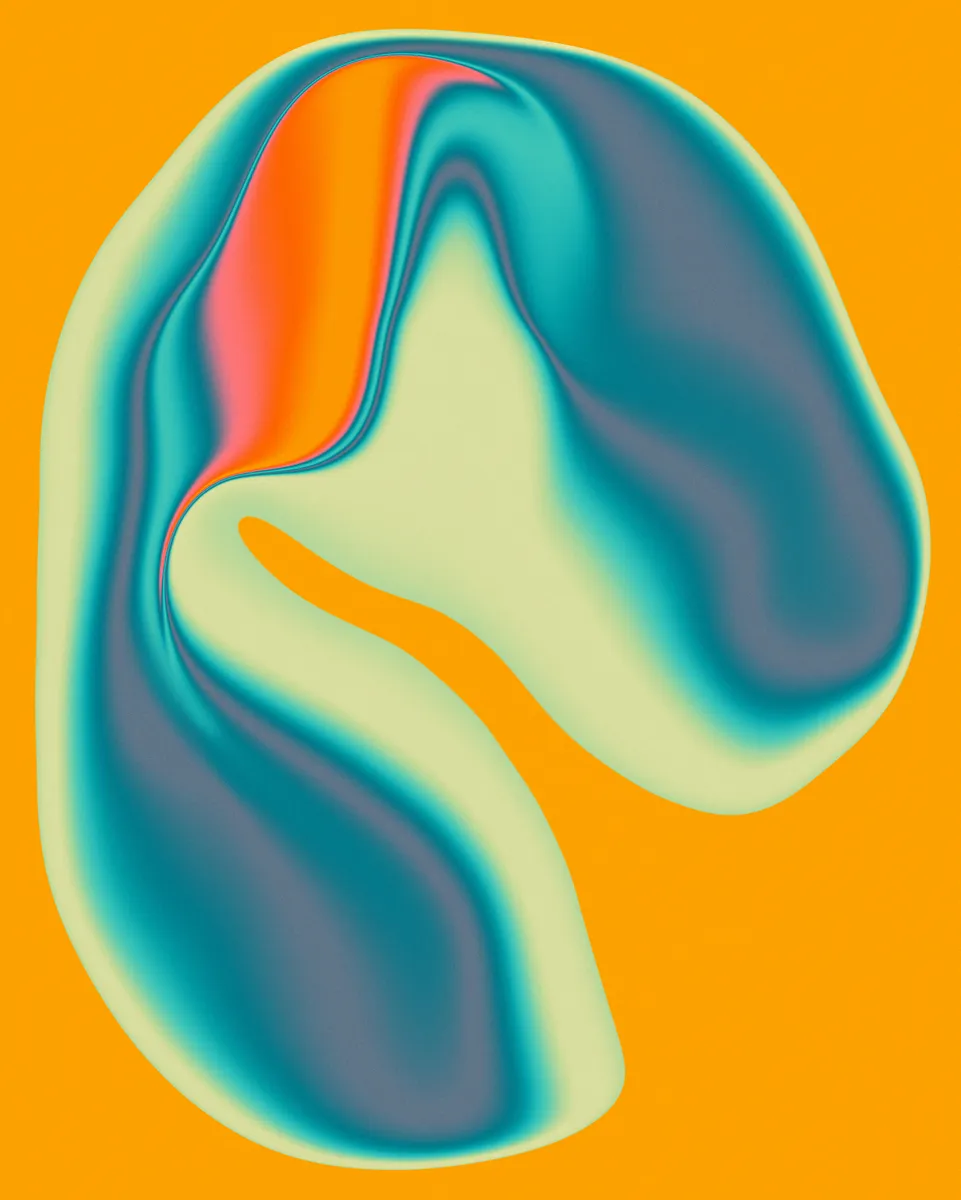 Entropy 1 von jazzberry blue in blau und orange