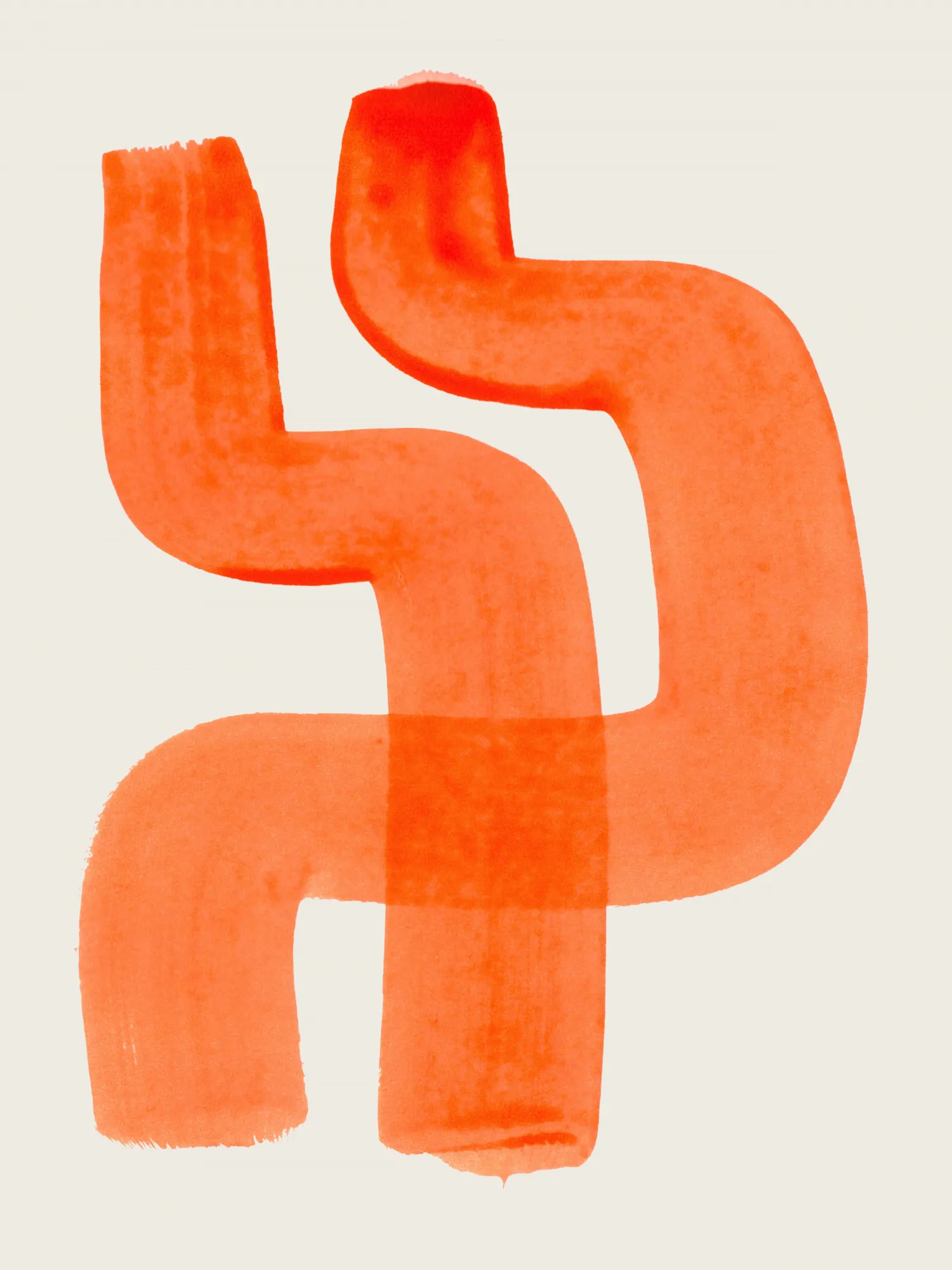 Midnight hug in leuchtenden orangetönen