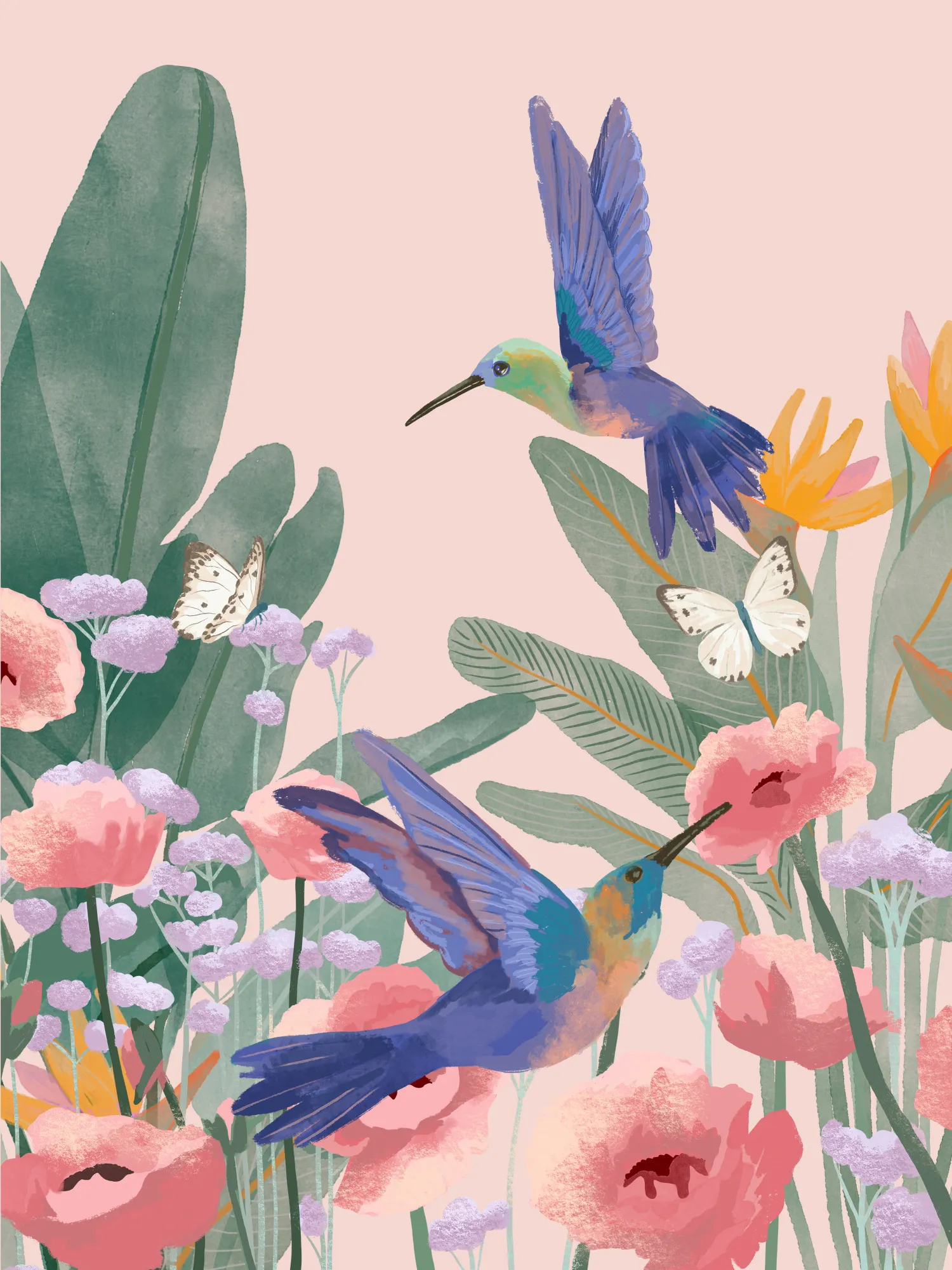 Hummingbirds von goed blauw für lebendige kinderzimmer