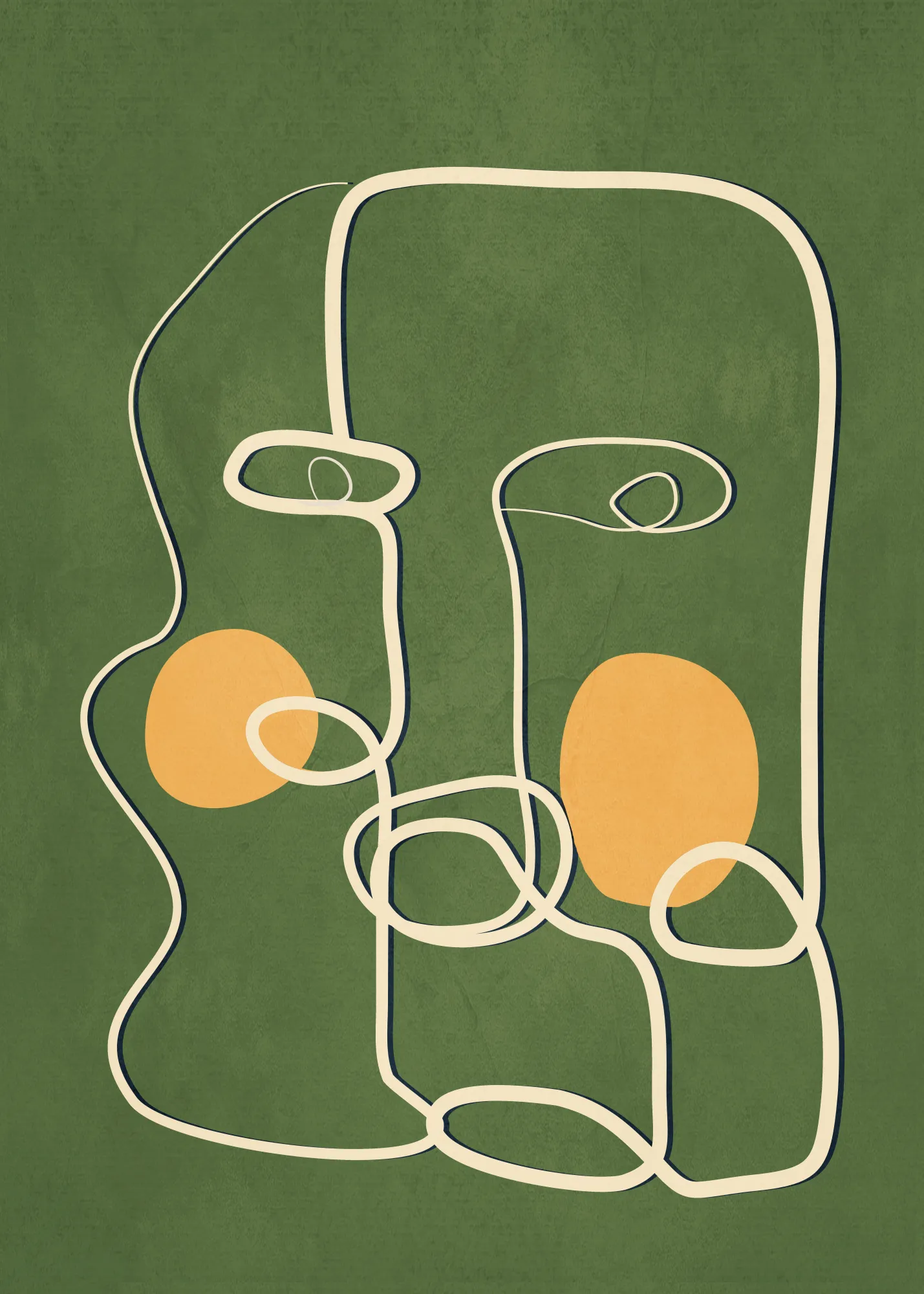 Spirit lines fusion in grün und orange