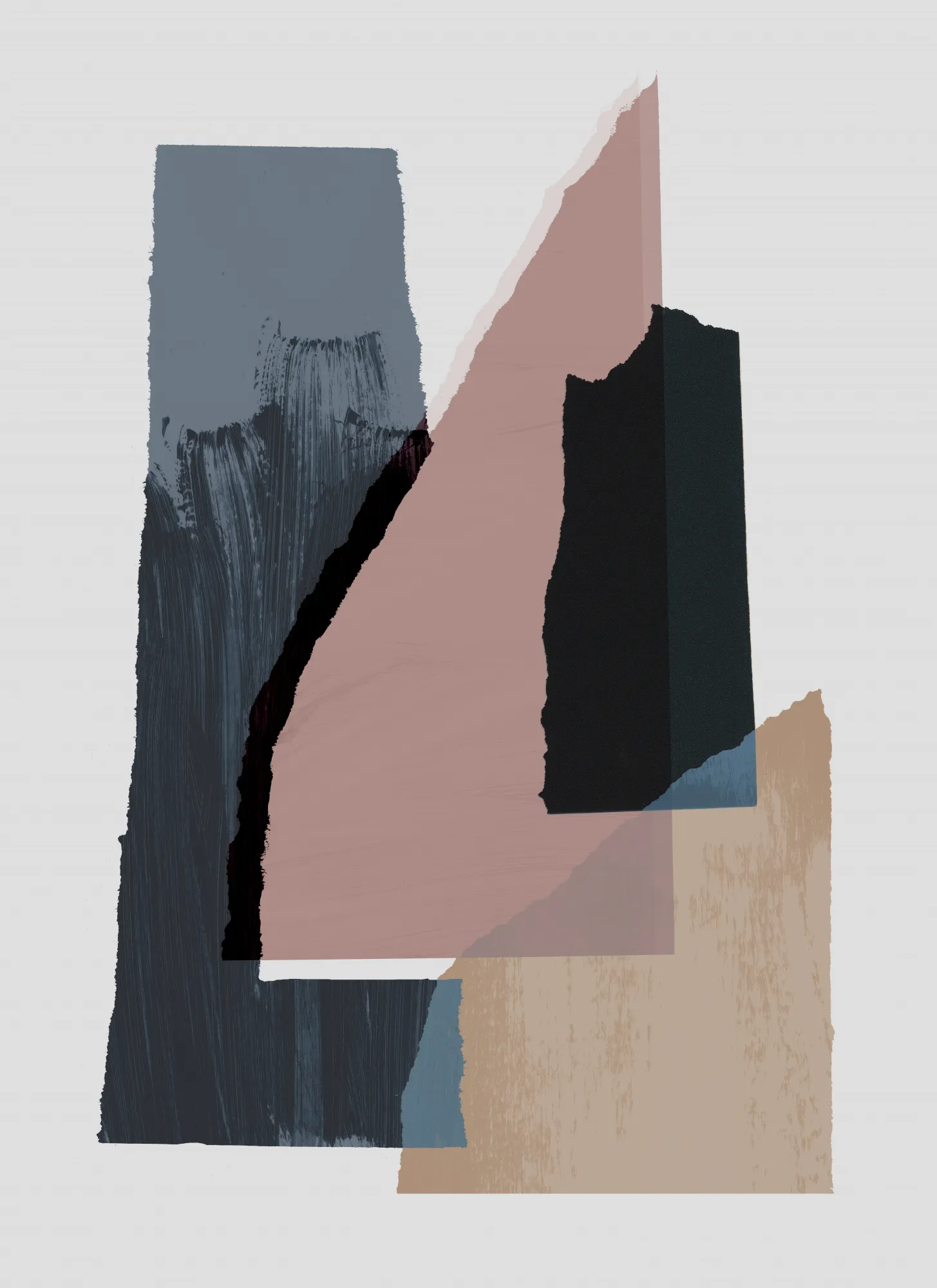 Collage in pastellfarben von mareike böhmer